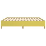 vidaXL Cadre de lit Vert 180 x 200 cm Tissu