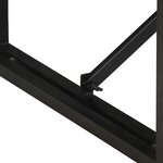 vidaXL Table basse 100x50x35 cm bois massif d'acacia