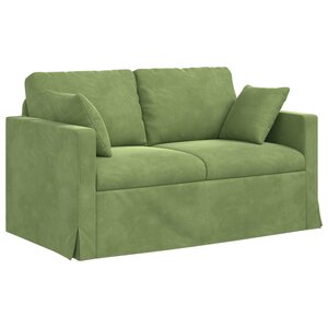 vidaXL Canapé Vert clair 138 x 78 x 80 cm Velours