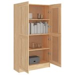 vidaXL Bibliothèque Chêne sonoma 82 5x30 5x150 cm Bois d’ingénierie
