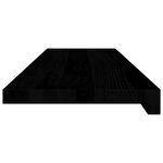 vidaXL Marches d'escalier 8 Pièces marron foncé 90x30x2 cm chêne massif