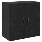 vidaXL Meuble mural Chêne noir 60 x 31 x 60 cm Bois d'ingénierie