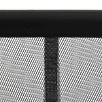 vidaXL Moustiquaire avec rideau en maille noir 100x220 cm polyester