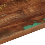 vidaXL Dessus de table 80x60x2 5cm rectangulaire bois massif récupéré