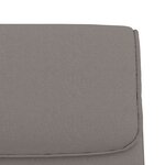 vidaXL Banc Taupe 100x64x80 cm Tissu