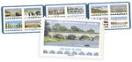 Carnet 12 timbres - Ponts et Viaducs - Lettre verte