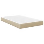 Matelas à ressorts ensachés vidaXL Vert clair Gris Moyen 120x190x20 cm Tissu