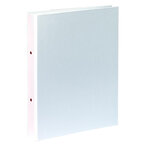 Classeur rembordé polypropylène 2 anneaux 30mm A4 Dos de 40 mm Blanc x 20 EXACOMPTA