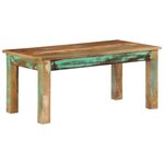 vidaXL Table basse 100x55x45 cm bois de récupération massif