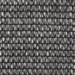 vidaXL Filet brise-vue PEHD 1 5 x 25 m Noir