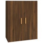 vidaXL Armoire murale suspendue Chêne marron 69 5x34x90 cm