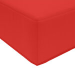 vidaXL Coussin de Siège d'Extérieur Rouge 40 x 40 x 8 cm