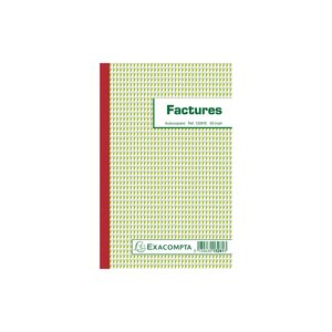 Manifold Factures 21x13 5cm 50 Feuillets Tripli Autocopiants - Motif  - X 10 - Exacompta