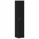 vidaXL Haut Armoire 2 Pièces Chêne noir 30 x 42 5 x 185 cm