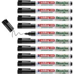 Marqueur Permanent 25 Ecoline noir 1 mm x 10 EDDING