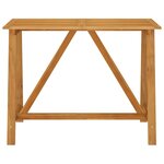 vidaXL Ensemble de bar d'extérieur 5 Pièces Bois d'acacia massif