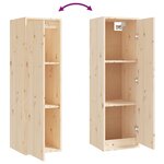 vidaXL Meubles TV 4 Pièces Bois massif de pin