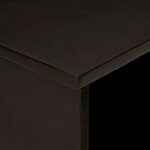 vidaXL Table basse Noir et or 80 x 50 x 40 cm