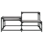vidaXL Table basse sonoma gris 87 5x87 5x40 cm bois d'ingénierie