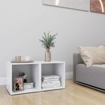vidaXL Meubles TV 2 Pièces Blanc 37x35x37 cm Bois d’ingénierie