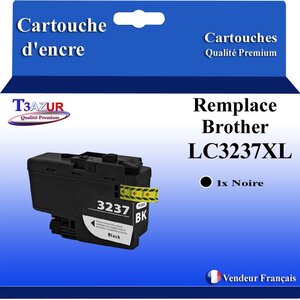 T3AZUR- Cartouche compatible avec Brother LC3237 XL Noire pour Brother HL-J6000DW  HL-J6100DW
