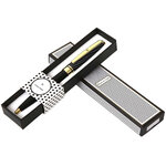 Stylo personnalisé initiale Black & Gold - Lettre J - Draeger