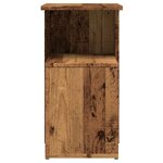 vidaXL Table d'appoint vieux bois 36x30x56 cm bois d'ingénierie
