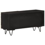 vidaXL Meuble TV 90x30x45 cm Bois de manguier massif