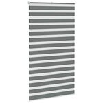 vidaXL Store zèbre gris foncé largeur du tissu 115 9 cm polyester