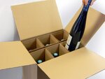 Lot de 5 cartons spécifiques pour expédier 6 bouteilles