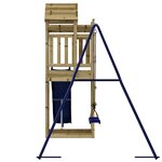 vidaXL Aire de jeux d'extérieur bois de pin imprégné