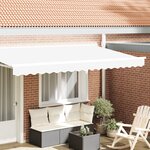 vidaXL Bande de Store pour cadre de 4 m Blanc 3.8x0.2 m