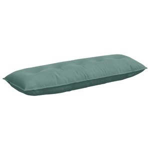 vidaXL Coussin de Dos Vert Mer 140 x 50 cm Tissu en velours côtelé