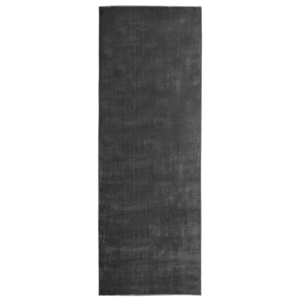 vidaXL Tapis de couloir lavable pliable Anthracite 80x300 cm Polyester