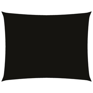vidaXL Voile de parasol tissu oxford rectangulaire 2x3 5 m noir