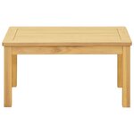 vidaXL Table basse Acacia clair 70 x 40 x 36 cm Bois d'Acacia Massif