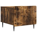 vidaXL Table basse Chêne fumé 49 x 50 x 42 cm Bois d'ingénierie