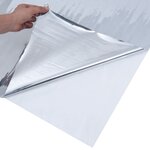 vidaXL Films solaires 3 Pièces effet réfléchissant statique argenté PVC