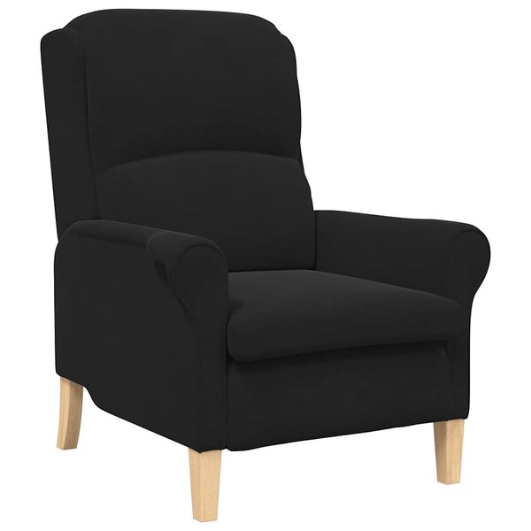 vidaXL fauteuil Noir 76 x 94 x 102 cm Velours