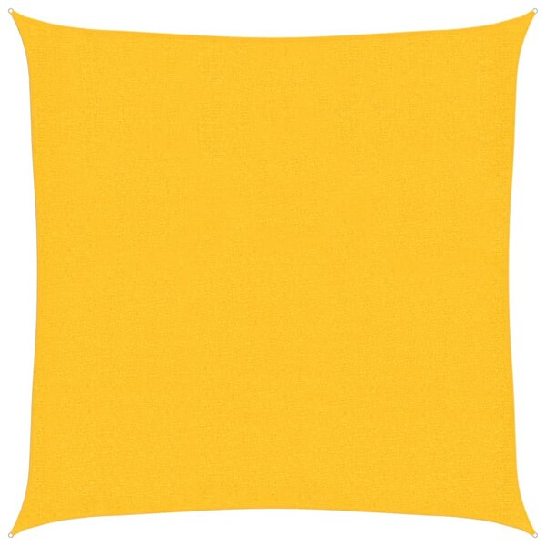 vidaXL Voile d'ombrage 160 g/m² Jaune 2 5x2 5 m PEHD