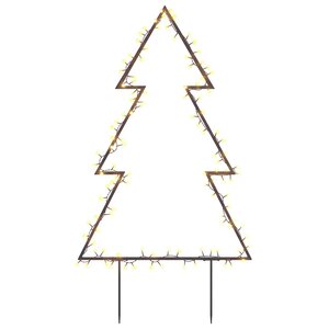 vidaXL Décoration lumineuse arbre de Noël avec piquets 115 LED 90 cm