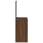 vidaXL Coiffeuse Chêne brun 50 x 41 x 135 cm Bois d'ingénierie