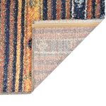 Vidaxl tapis bleu et orange 120x170 cm pp