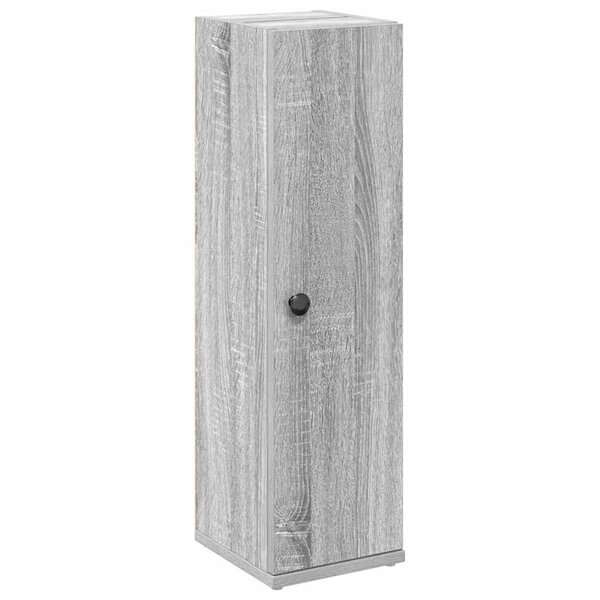 vidaXL Meuble de salle de bain avec porte-rouleau sonoma gris