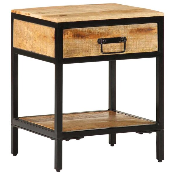 vidaXL Cabinet de chevet avec tiroir Marron 40 x 35 x 50 cm