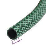 vidaXL Tuyau d'arrosage vert 0 5" 50 m PVC