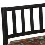 vidaXL Chaises de bar lot de 4 bois de récupération massif