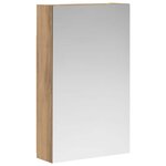 vidaXL Armoire Miroir de Salle de Bain Chêne artisan 30 x 10 5 x 50 cm