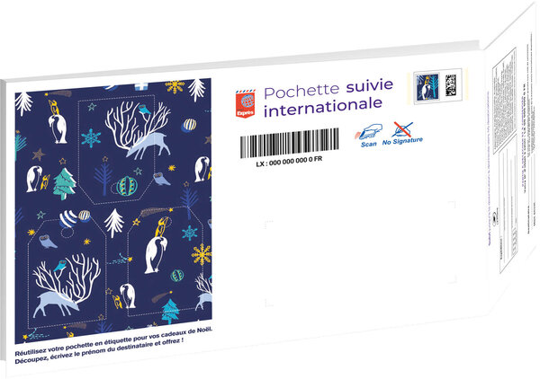 Prêt-à-Poster - Lettre Suivie internationale - 250g - Pochette XS - Un Noël qui fait du bien