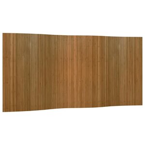 vidaXL Cloison de séparation marron largeur 400 cm hauteur 165 cm bambou